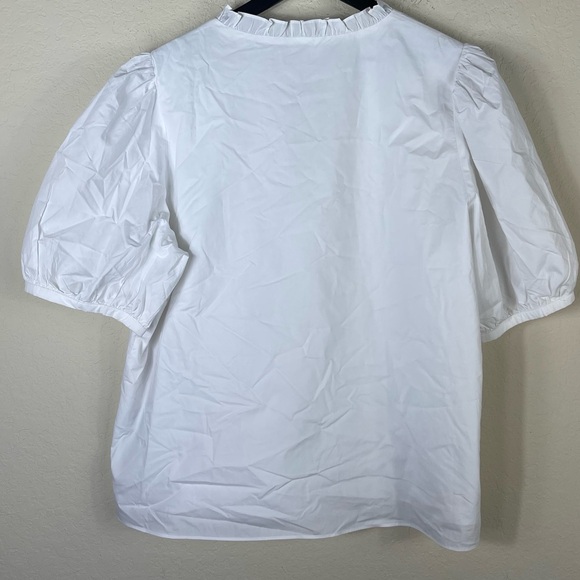 Tuckernuck Hyacinth House White Ruffle Leigh Top Size XXL - Picture 5 of 8